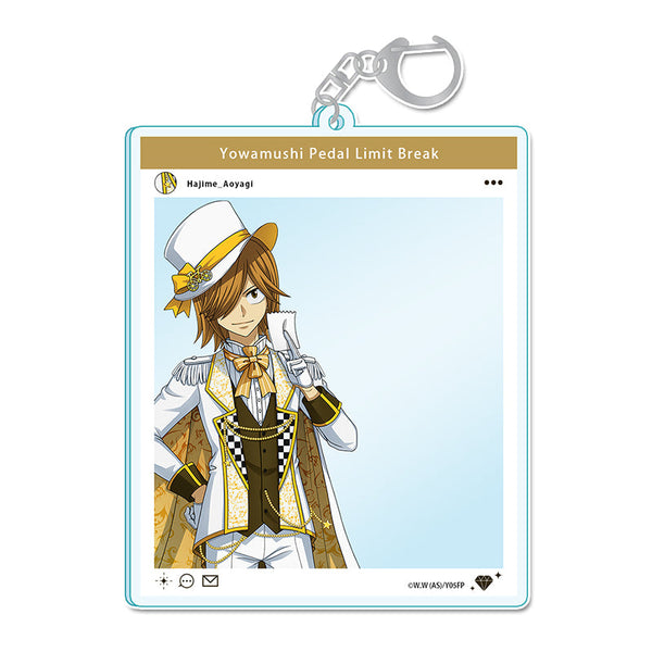 『弱虫ペダル LIMIT BREAK』描き下ろしSNS風アクリルキーホルダー 青八木一 怪盗Ver.