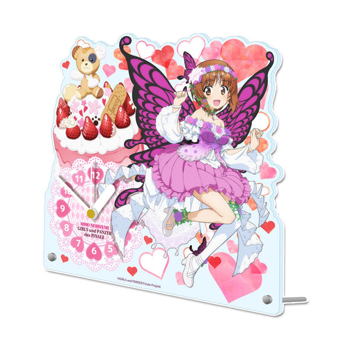 『ガールズ&パンツァー 最終章』描き下ろしアクリル置時計 西住みほ 妖精