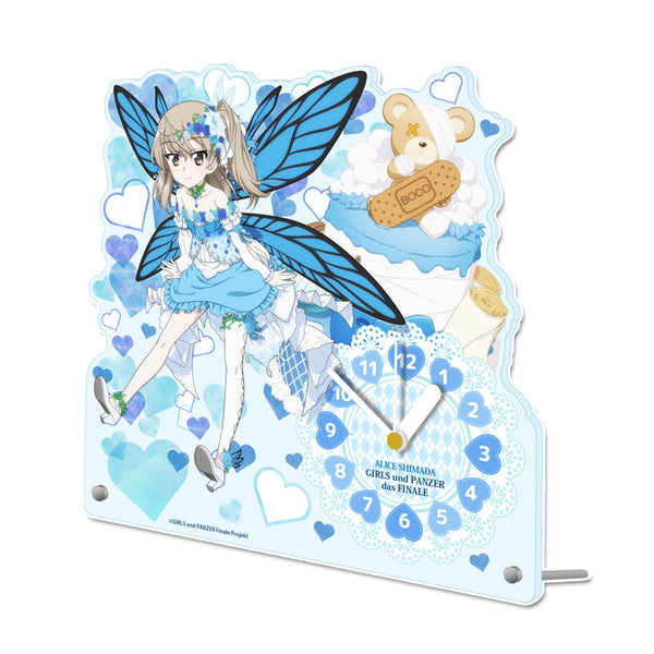 『ガールズ&パンツァー 最終章』描き下ろしアクリル置時計 島田愛里寿 妖精