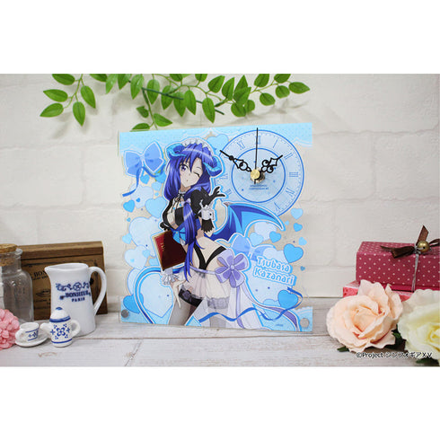 『戦姫絶唱シンフォギアXV』描き下ろし アクリル置時計【風鳴 翼】小悪魔ウェイトレス