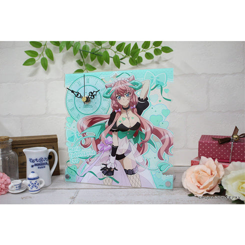 『戦姫絶唱シンフォギアXV』描き下ろし アクリル置時計【マリア・カデンツァヴナ・イヴ】小悪魔ウェイトレス