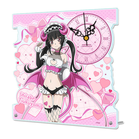 『戦姫絶唱シンフォギアXV』描き下ろし アクリル置時計【月読 調】小悪魔ウェイトレス