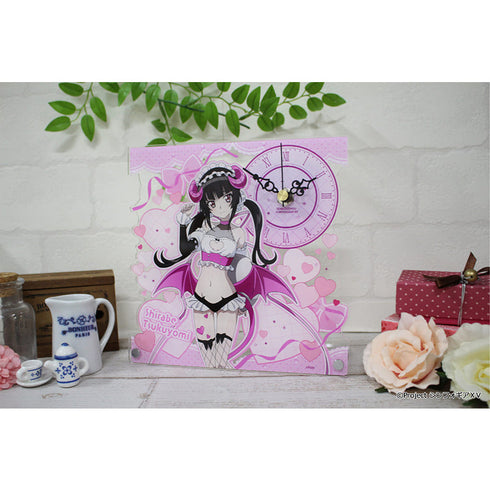 『戦姫絶唱シンフォギアXV』描き下ろし アクリル置時計【月読 調】小悪魔ウェイトレス