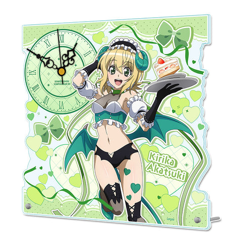 『戦姫絶唱シンフォギアXV』描き下ろし アクリル置時計【暁 切歌】小悪魔ウェイトレス
