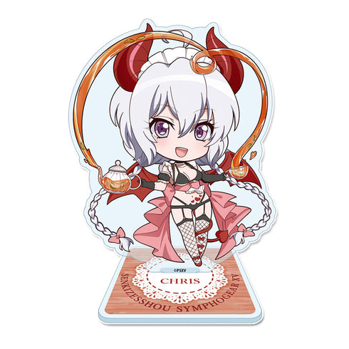 『戦姫絶唱シンフォギアXV』ぷちちょこ アクリルスタンド【雪音 クリス】小悪魔ウェイトレス