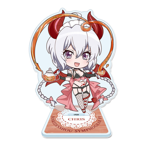 『戦姫絶唱シンフォギアXV』ぷちちょこ アクリルスタンド【雪音 クリス】小悪魔ウェイトレス