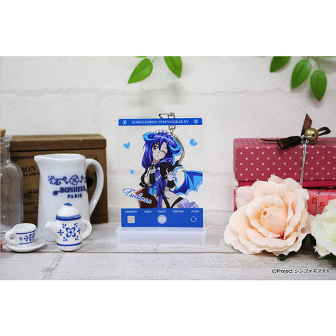 『戦姫絶唱シンフォギアXV』描き下ろし アクリルキーホルダー【風鳴 翼】小悪魔ウェイトレス