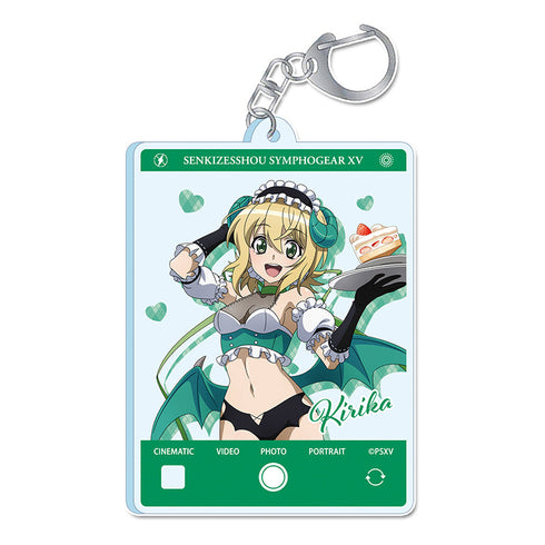 『戦姫絶唱シンフォギアXV』描き下ろし アクリルキーホルダー【暁 切歌】小悪魔ウェイトレス