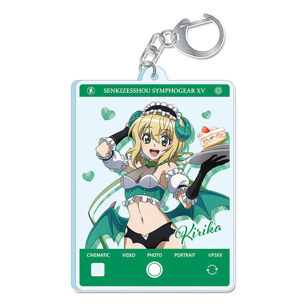 『戦姫絶唱シンフォギアXV』描き下ろし アクリルキーホルダー【暁 切歌】小悪魔ウェイトレス
