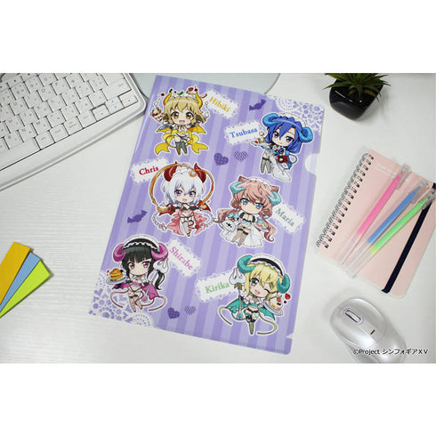 『戦姫絶唱シンフォギアXV』ぷちちょこ クリアファイル【小悪魔ウェイトレス】