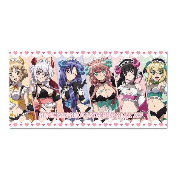 『戦姫絶唱シンフォギアXV』描き下ろし スポーツタオル【小悪魔ウェイトレス】