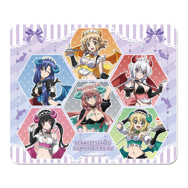 『戦姫絶唱シンフォギアXV』描き下ろし マウスパッド【小悪魔ウェイトレス】