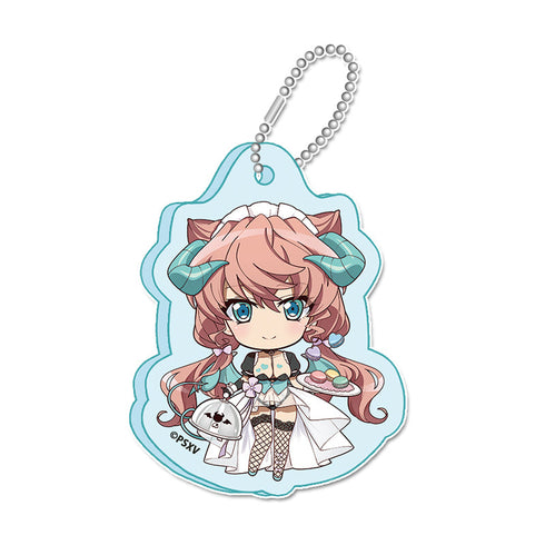 『戦姫絶唱シンフォギアXV』ぷちちょこ ミニアクリルキーホルダー【マリア・カデンツァヴナ・イヴ】小悪魔ウェイトレス