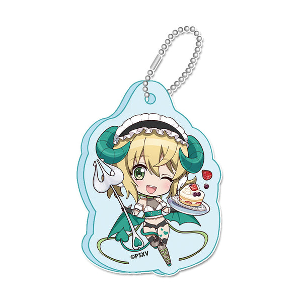 『戦姫絶唱シンフォギアXV』ぷちちょこ ミニアクリルキーホルダー【暁 切歌】小悪魔ウェイトレス