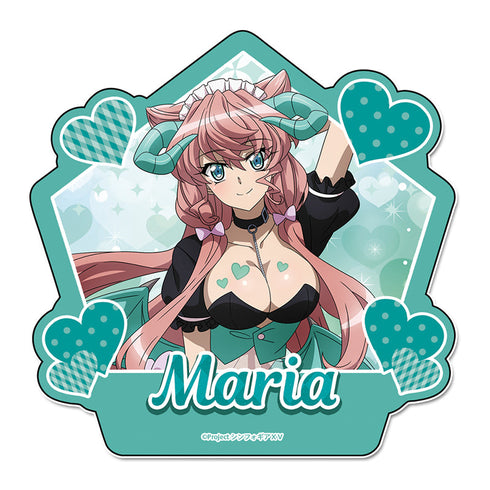 『戦姫絶唱シンフォギアXV』描き下ろし ステッカー【マリア・カデンツァヴナ・イヴ】小悪魔ウェイトレス