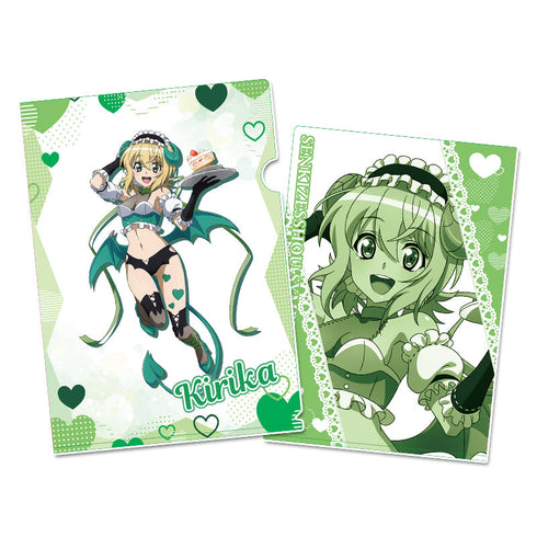 『戦姫絶唱シンフォギアXV』描き下ろし クリアファイル【暁 切歌】小悪魔ウェイトレス