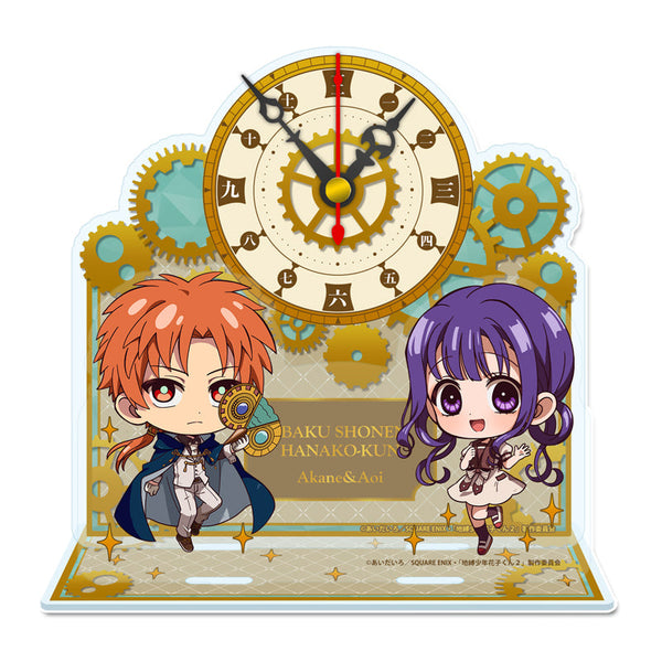 『地縛少年花子くん2』ぷちちょこミニアクリル置時計 【蒼井 茜(時計守)&赤根 葵】
