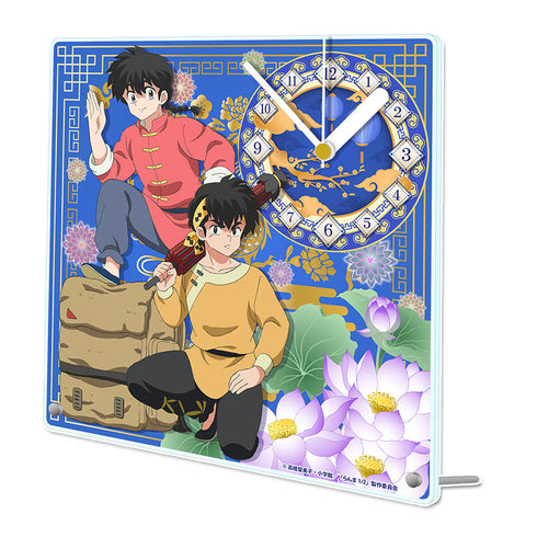 『らんま1/2』アクリル置時計【乱馬&良牙】