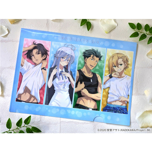 『86-エイティシックス-』描き下ろしクリアファイル【集合】雨宿り