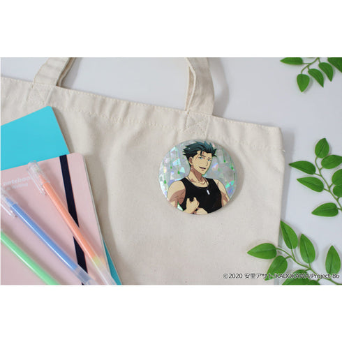 『86-エイティシックス-』描き下ろしホログラム缶バッジ 【ライデン】雨宿り