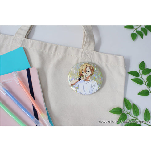 『86-エイティシックス-』描き下ろしホログラム缶バッジ 【セオ】雨宿り