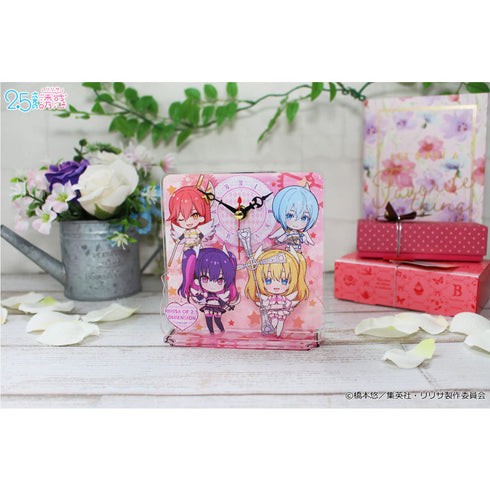 『2.5次元の誘惑』ぷちちょこミニアクリル置時計 【天使空挺隊ver.】