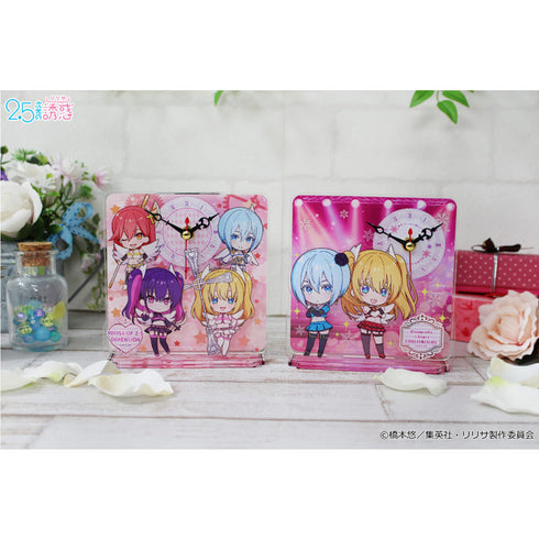 『2.5次元の誘惑』ぷちちょこミニアクリル置時計 【天使空挺隊ver.】