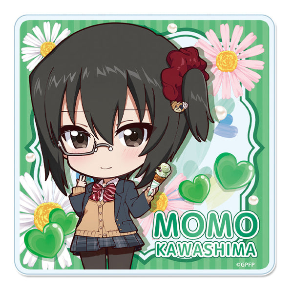 『ガールズ&パンツァー 最終章』ぷちちょこアクリルコースター 【河嶋桃】ギャル制服ver.