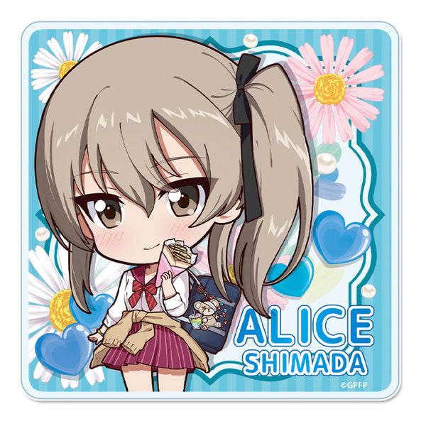 『ガールズ&パンツァー 最終章』ぷちちょこアクリルコースター 【島田愛里寿】ギャル制服ver.