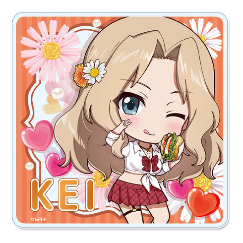 『ガールズ&パンツァー 最終章』ぷちちょこアクリルコースター 【ケイ】ギャル制服ver.