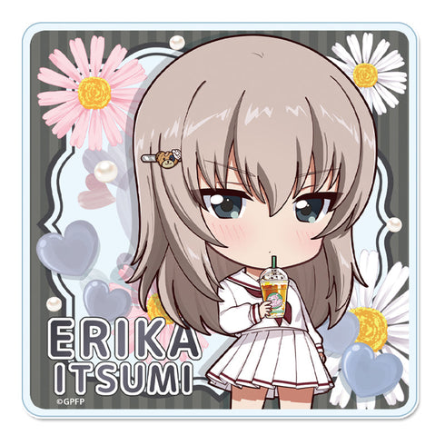 『ガールズ&パンツァー 最終章』ぷちちょこアクリルコースター 【逸見エリカ】ギャル制服ver.