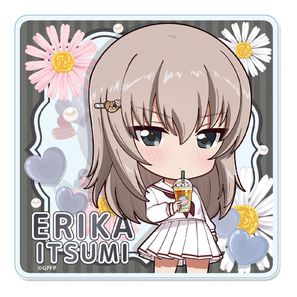 『ガールズ&パンツァー 最終章』ぷちちょこアクリルコースター 【逸見エリカ】ギャル制服ver.
