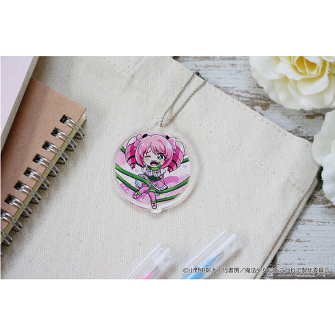 『魔法少女にあこがれて』ぷちちょこミニアクリルキーホルダー 【マジアマゼンタ】