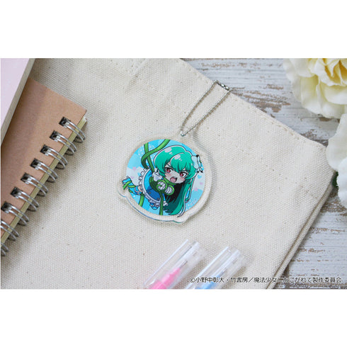『魔法少女にあこがれて』ぷちちょこミニアクリルキーホルダー 【マジアアズール】