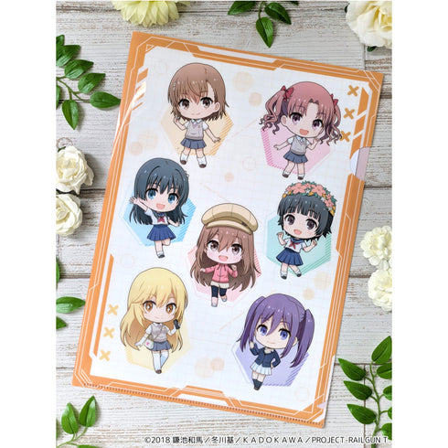 『とある科学の超電磁砲T』ぷちちょこクリアファイル