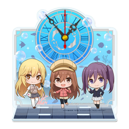 『とある科学の超電磁砲T』ぷちちょこミニアクリル置時計【B】