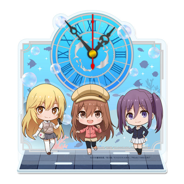 『とある科学の超電磁砲T』ぷちちょこミニアクリル置時計【B】