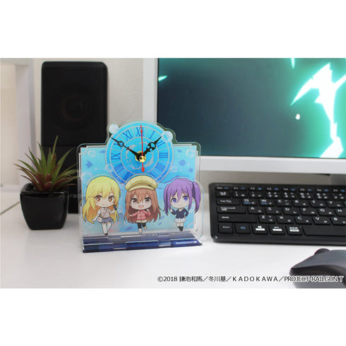 『とある科学の超電磁砲T』ぷちちょこミニアクリル置時計【B】