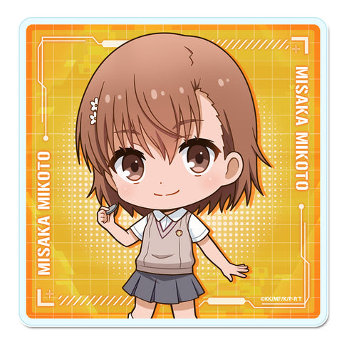 『とある科学の超電磁砲T』ぷちちょこアクリルコースター【御坂美琴】