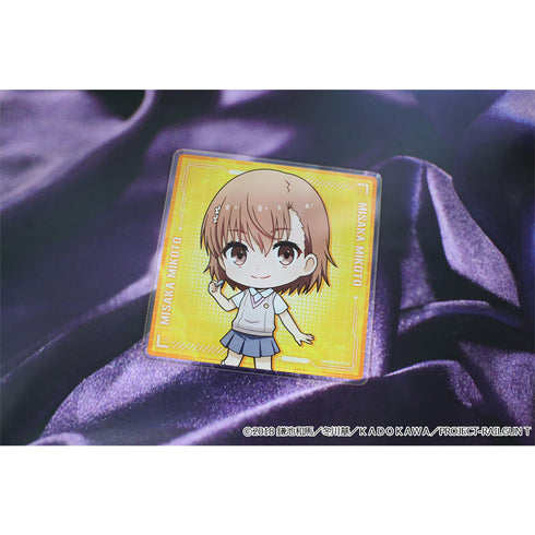 『とある科学の超電磁砲T』ぷちちょこアクリルコースター【御坂美琴】