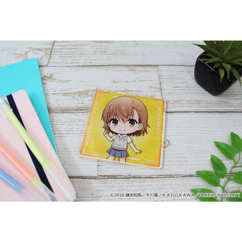『とある科学の超電磁砲T』ぷちちょこアクリルコースター【御坂美琴】