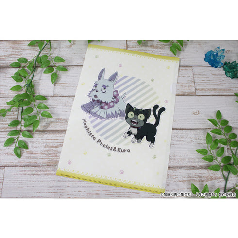 『青の祓魔師 雪ノ果篇』ぷちちょこクリアファイル【メフィスト・フェレス(犬)&クロ】