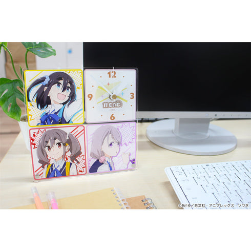 『mono』アクリル置時計