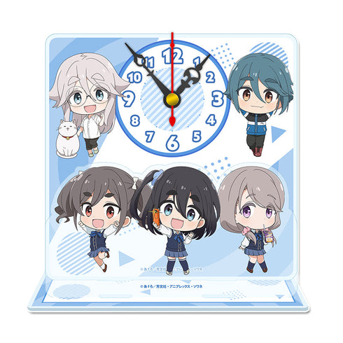 『mono』ぷちちょこミニアクリル置時計 【A】