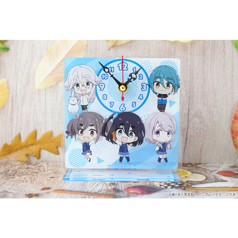 『mono』ぷちちょこミニアクリル置時計 【A】