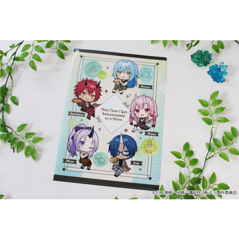 『転生したらスライムだった件』ぷちちょこクリアファイル 【C】カフェごはんver.