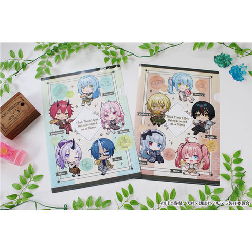『転生したらスライムだった件』ぷちちょこクリアファイル 【D】カフェごはんver.