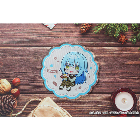 『転生したらスライムだった件』ぷちちょこアクリルコースター 【リムル(トースト)】カフェごはんver.