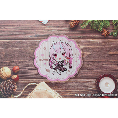 『転生したらスライムだった件』ぷちちょこアクリルコースター 【シュナ】カフェごはんver.