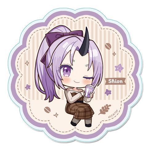 『転生したらスライムだった件』ぷちちょこアクリルコースター 【シオン】カフェごはんver.